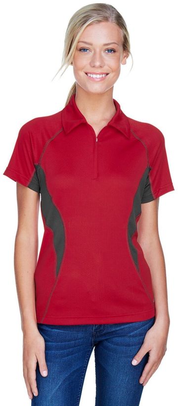 North End Ladies' Serac UTK coollogik Performance Zippered Polo